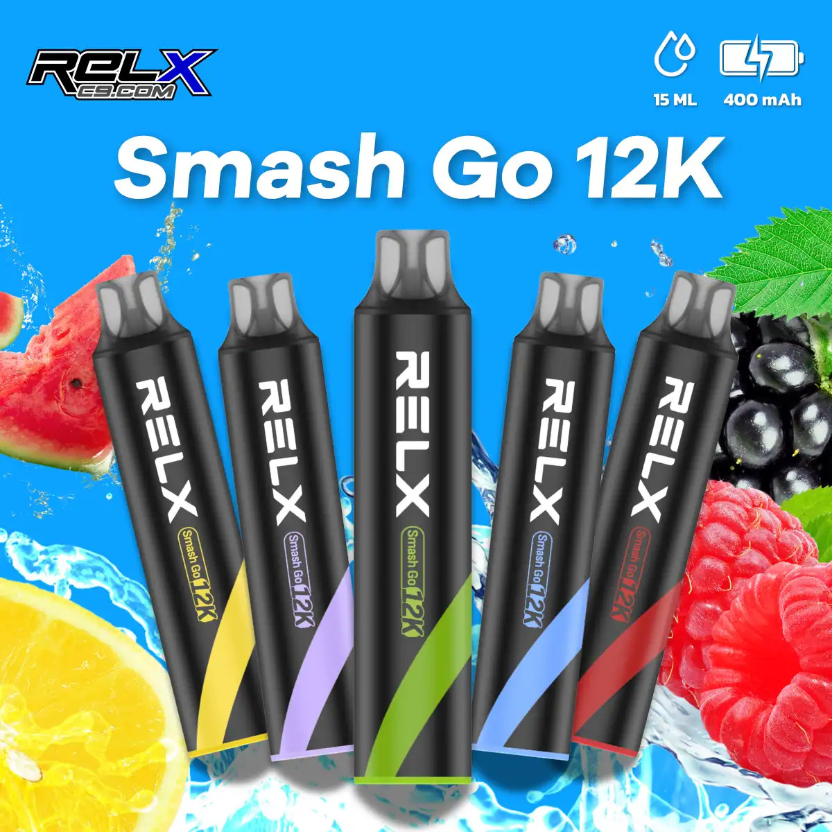 (New!!)RELX 悅刻Smash Go 12000口