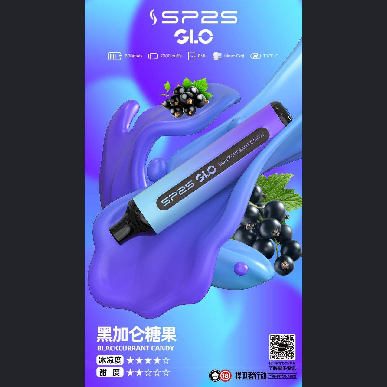 SP2S思博GIO 拋棄式 7000口